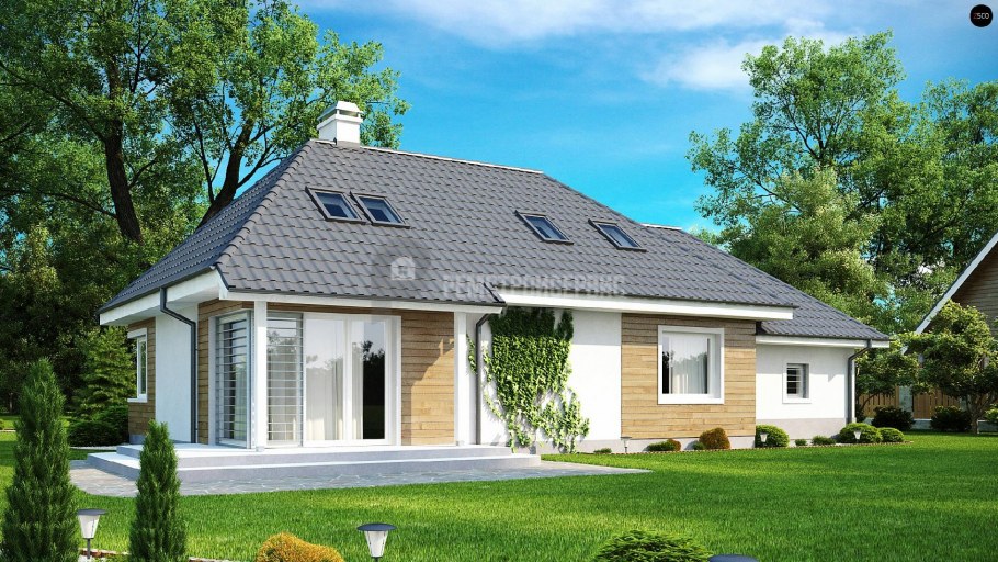 Проекты домов мансардного типа