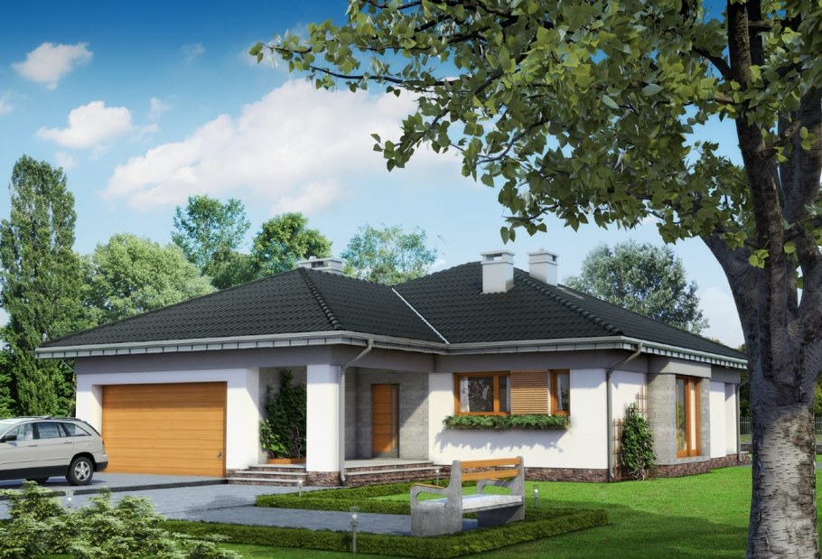 Одноэтажный дом 180 кв.м