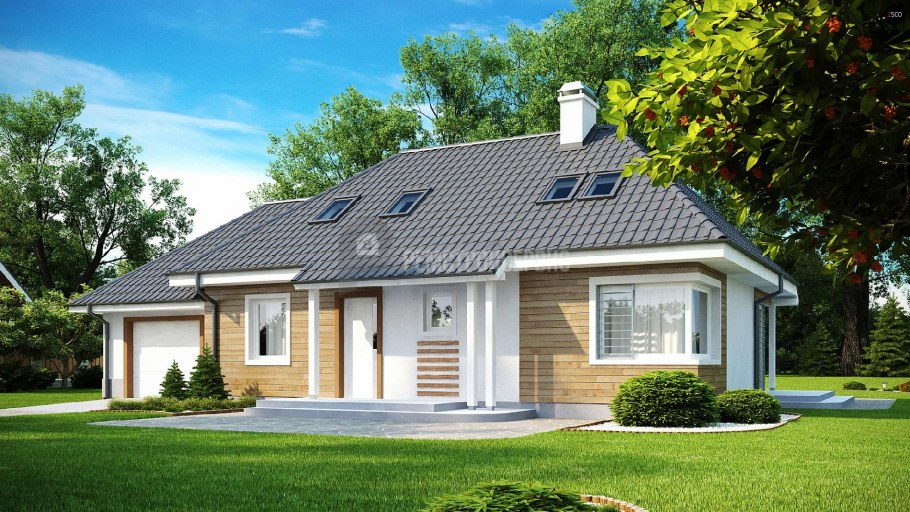 Z500 проекты одноэтажных домов проект z368d