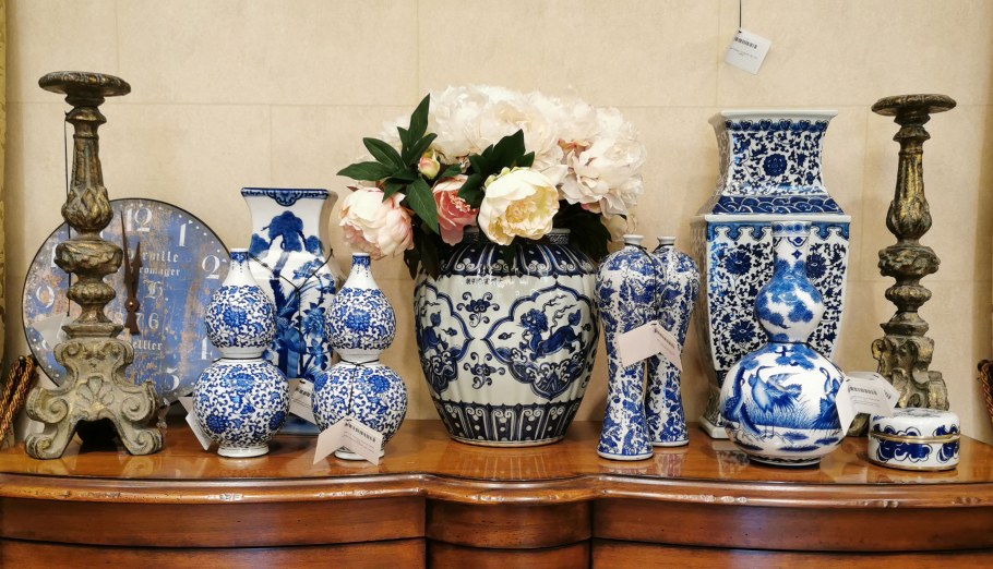 Сине белая керамика