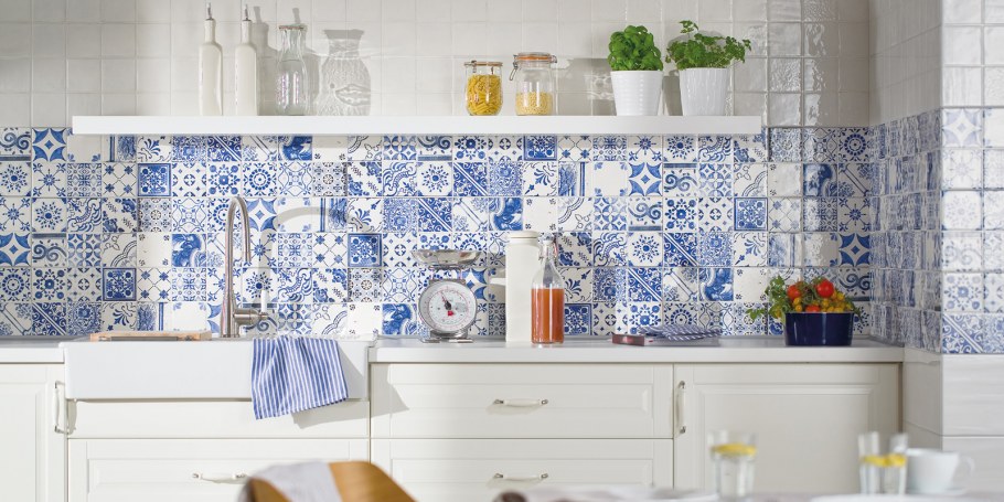 Керама Марацци капри майолика фартук на кухню