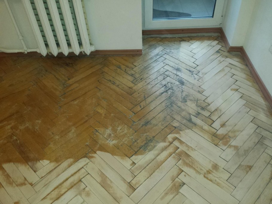 Циклевка массивной доски