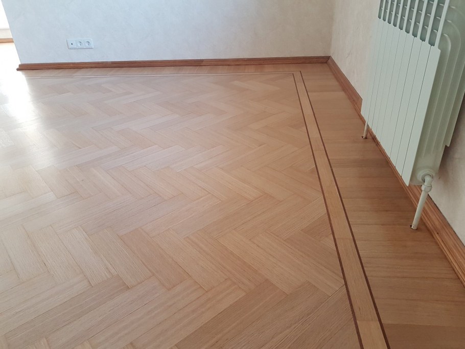 Шлифовка паркета