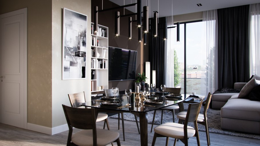 Испанские кварталы аэросъемка