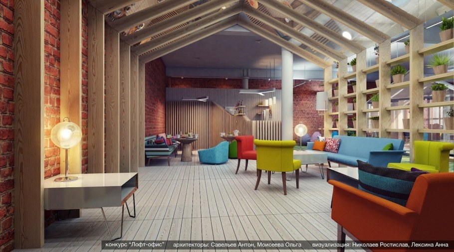 Интерьер ресторан в стиле Нью Йорка Сохо