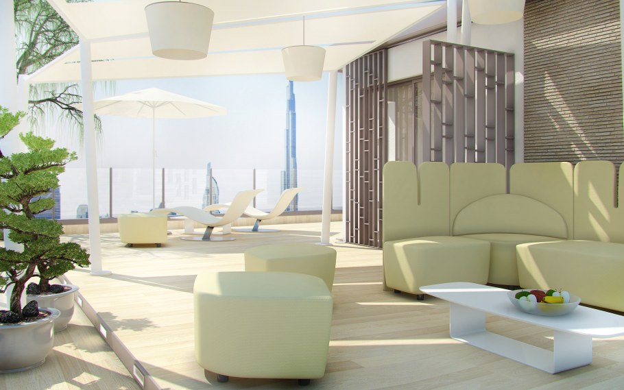 Дизайнерская акустическая система в лаунж зону