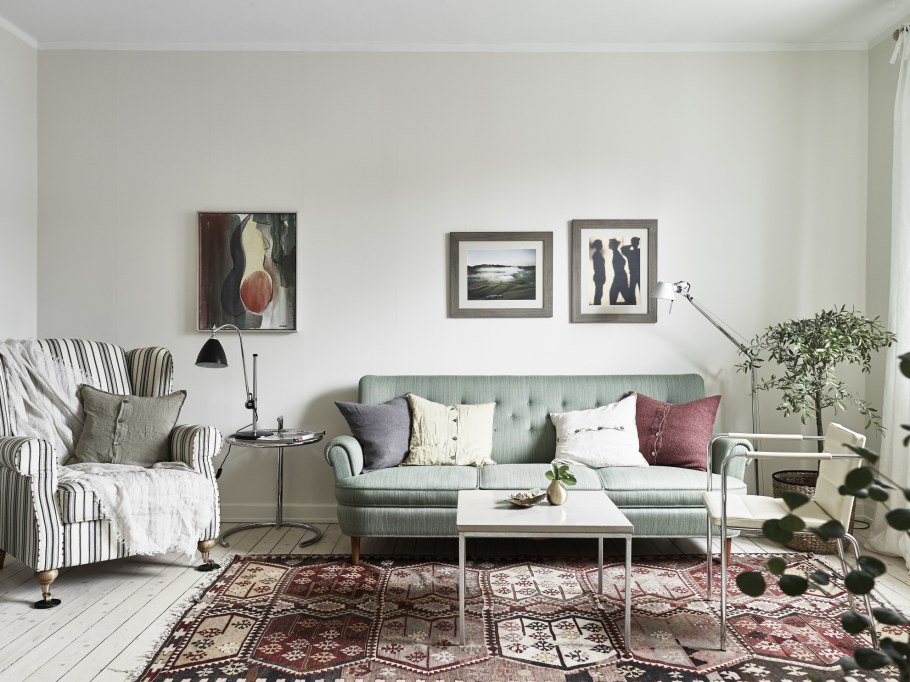 Цветовая палитра гостиной в скандинавском стиле