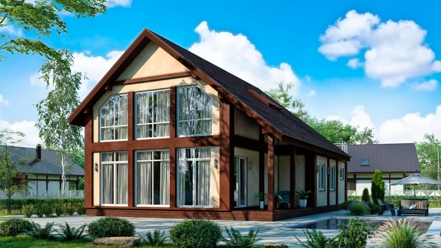 Дом в скандинавском стиле фасад