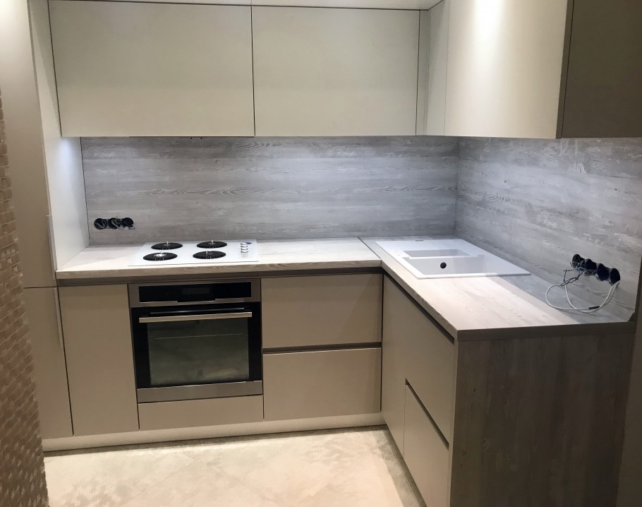 Интегрированная ручка эмаль шкаф