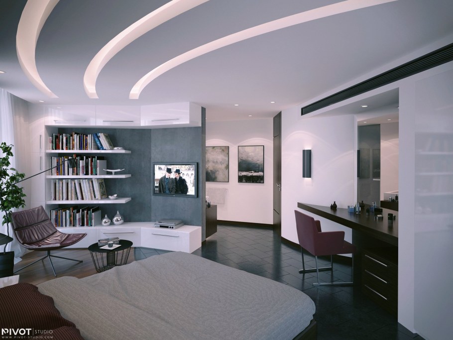 Подвесные потолки из гипсокартона