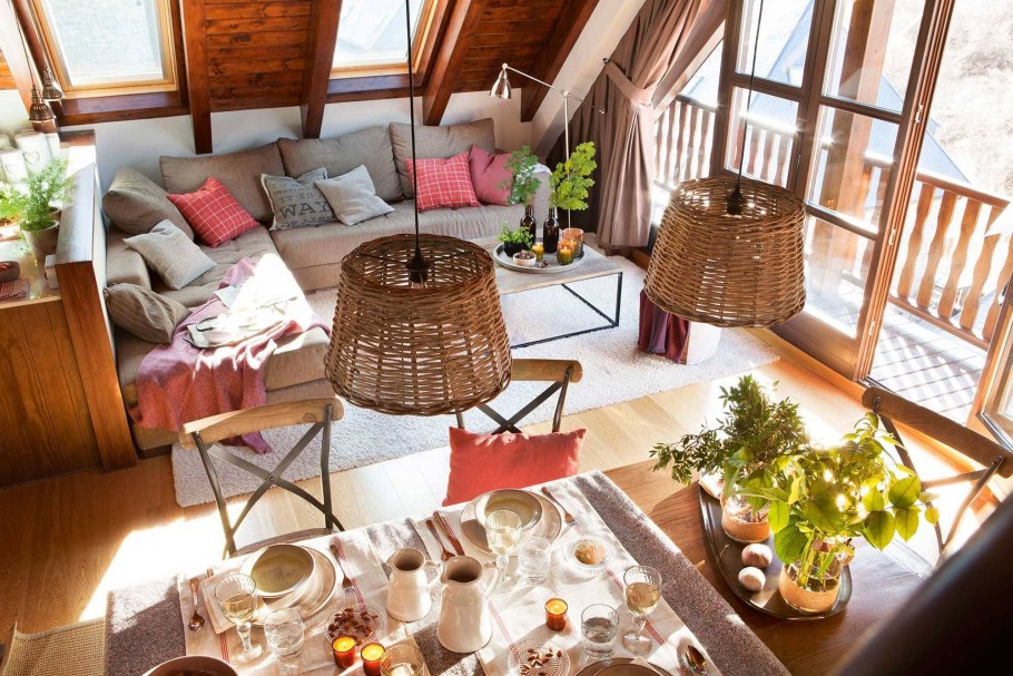 Шторы в деревенском стиле