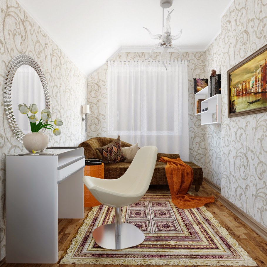 Обои для маленькой комнаты зрительно увеличивающие