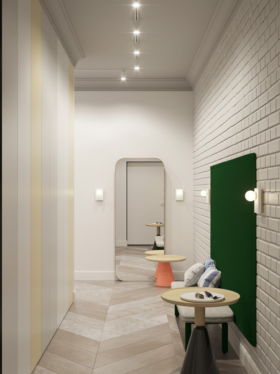 Покраска стен для расширения пространства