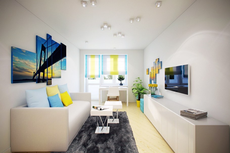 Освещение в интерьере маленькой квартиры