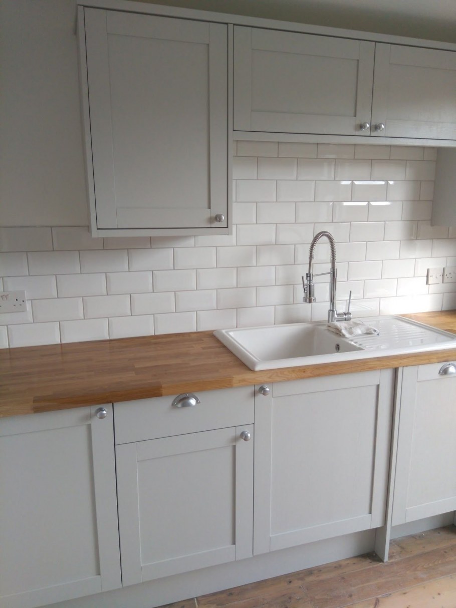 Кухня икеа КНОКСХУЛЬТ белый глянец