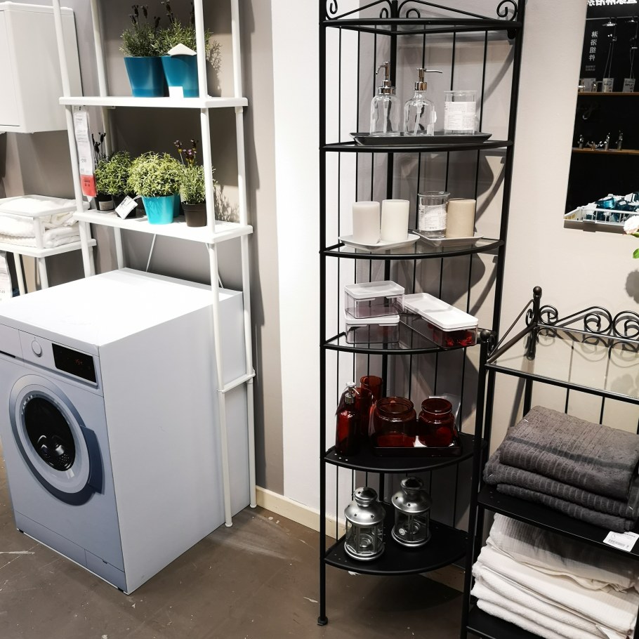 Стеллаж икеа ванная