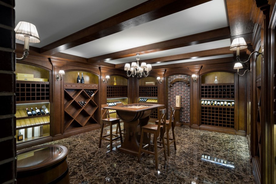 Винный погреб интерьер