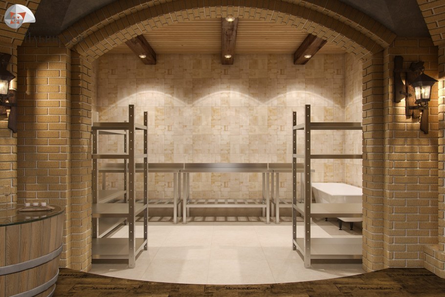 Плитка в подвал на стены