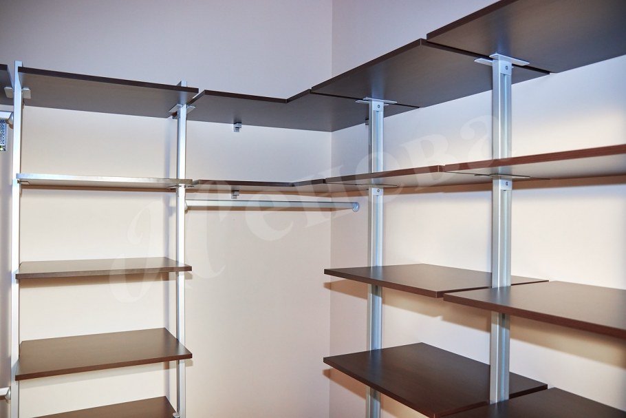 Стеллажная гардеробная аристо