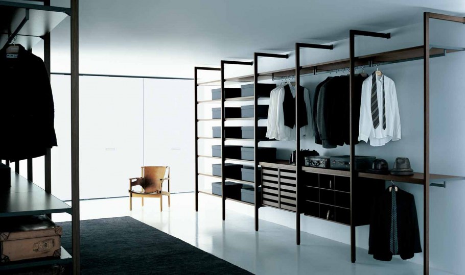 Гардеробная стеллажная система икеа