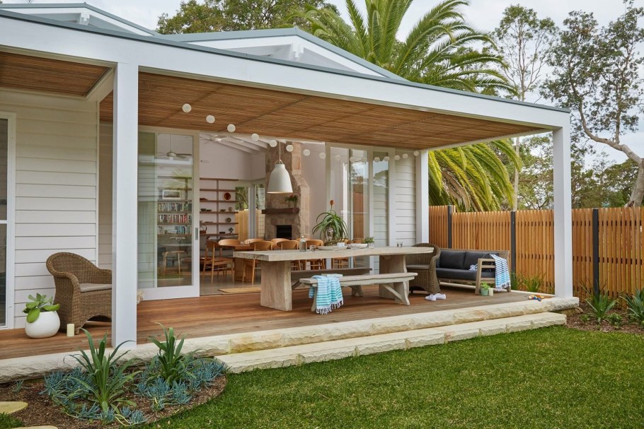 Летняя кухня с террасой