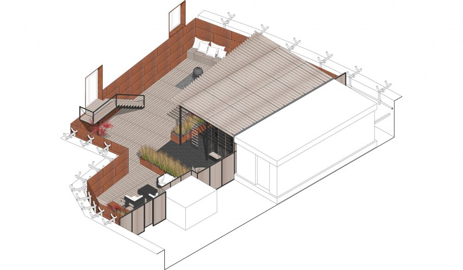 План террасы