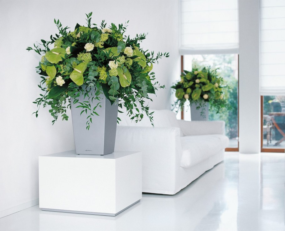 Искусственные цветы в интерьере