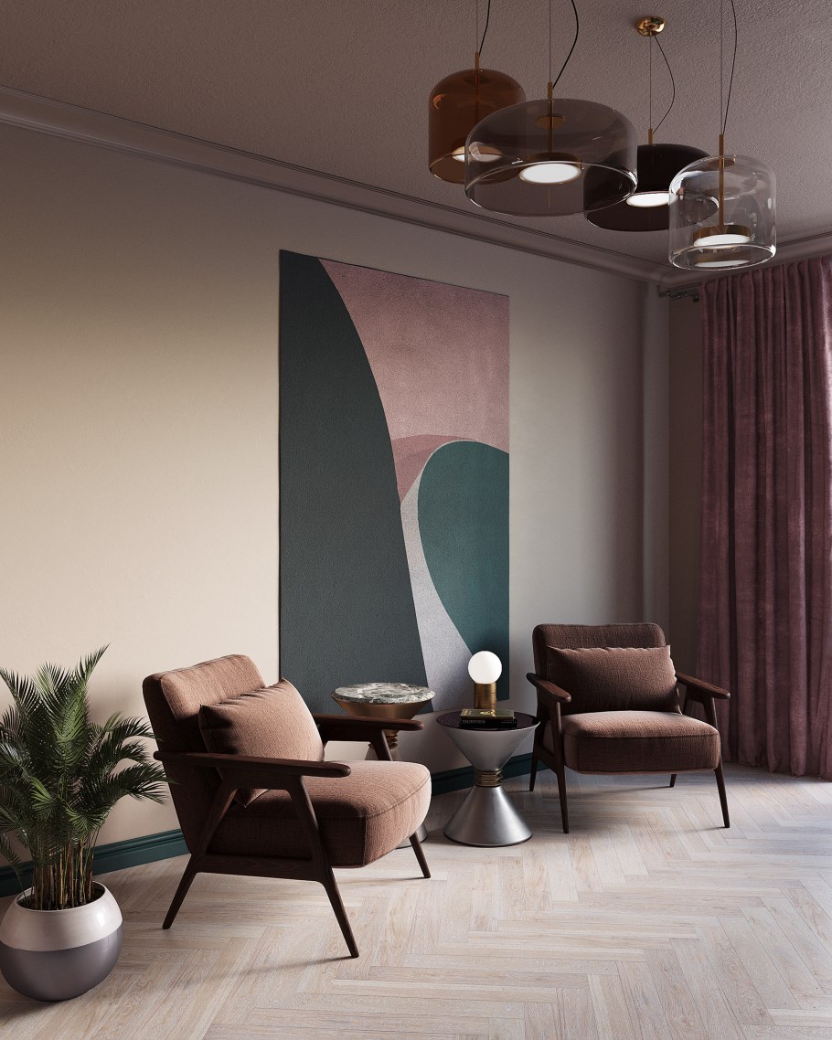 Ретро Минимализм дизайн