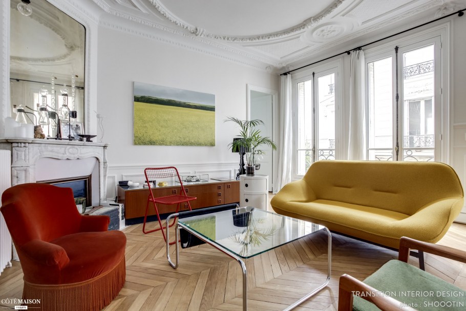 Ретро Минимализм в интерьере