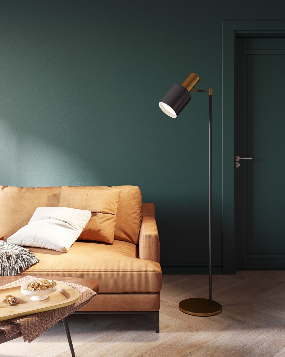 Скандинавский интерьер в темных тонах