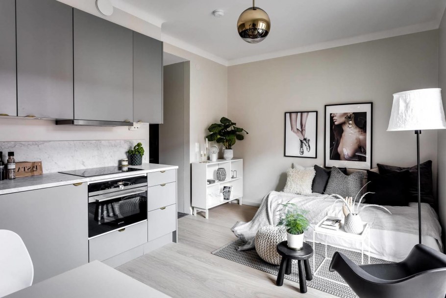 Икеа студия 25 кв м