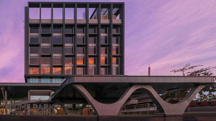 ЖК Прайм парк ночью