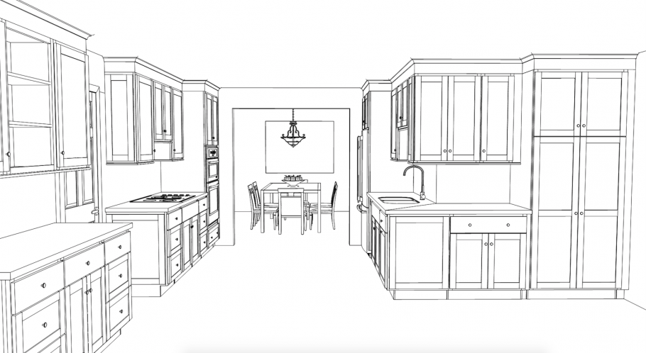 Кухня рисунок