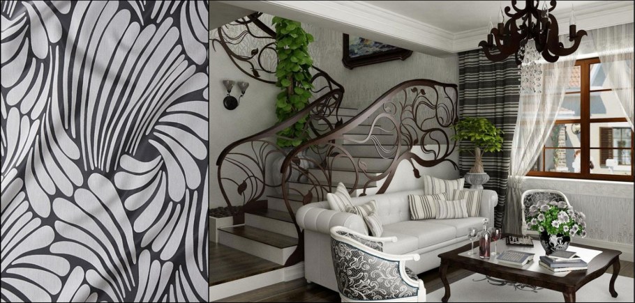 Простые обои в стиле Модерн