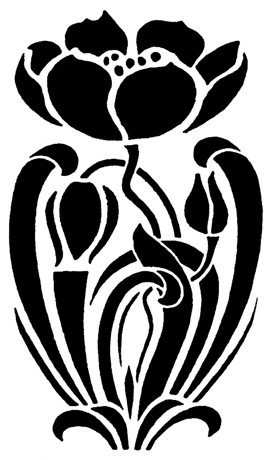 Трафареты в стиле Модерн