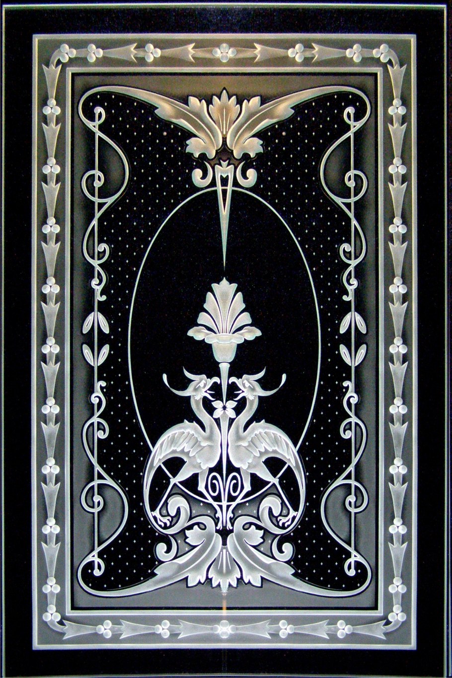 Эгломизе витраж