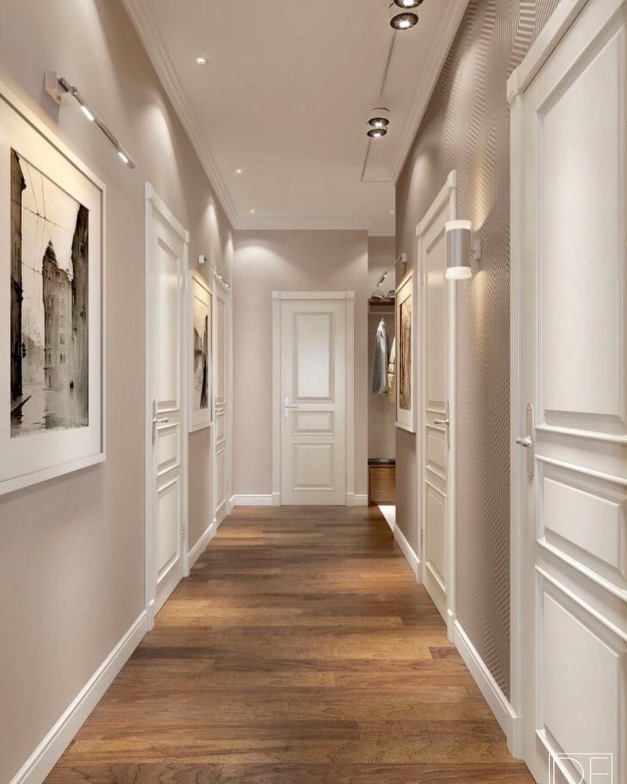 Освещение в узком коридоре