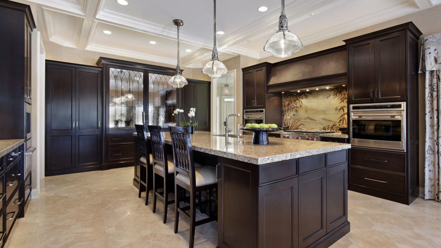 Дорогие кухни с островом