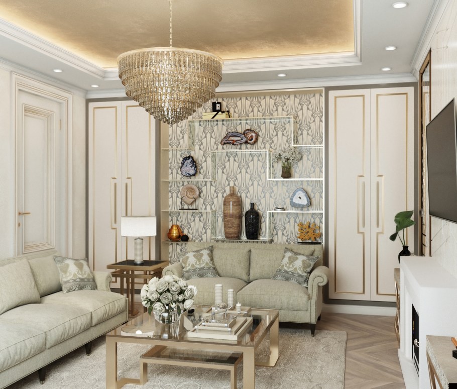 Ар деко в интерьере квартиры