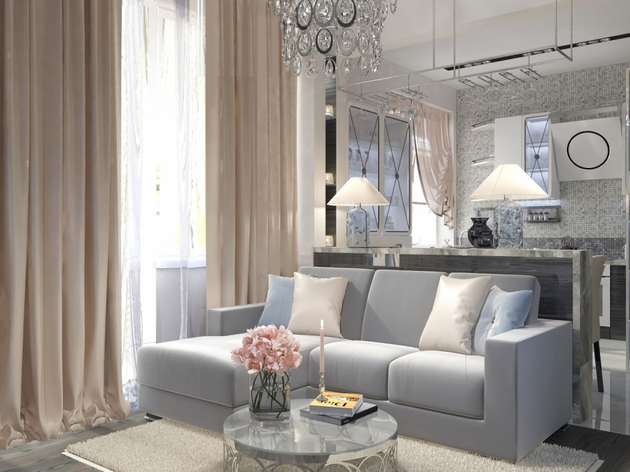 Квартира студия арт деко