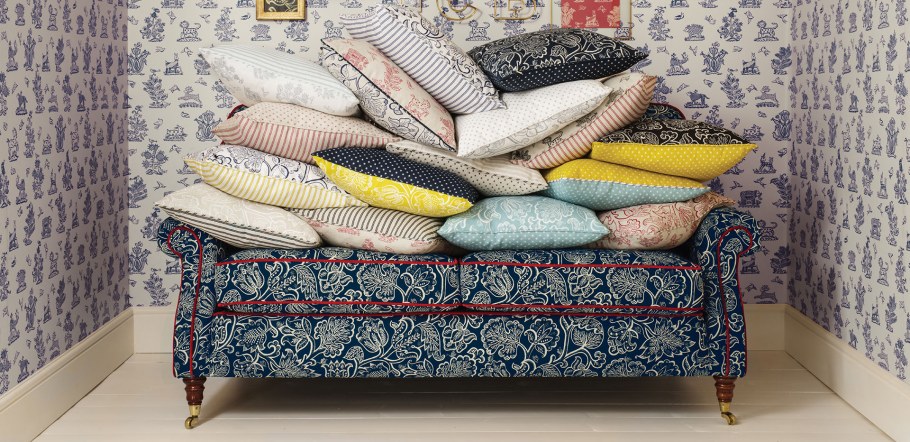 Текстильные обои в интерьере