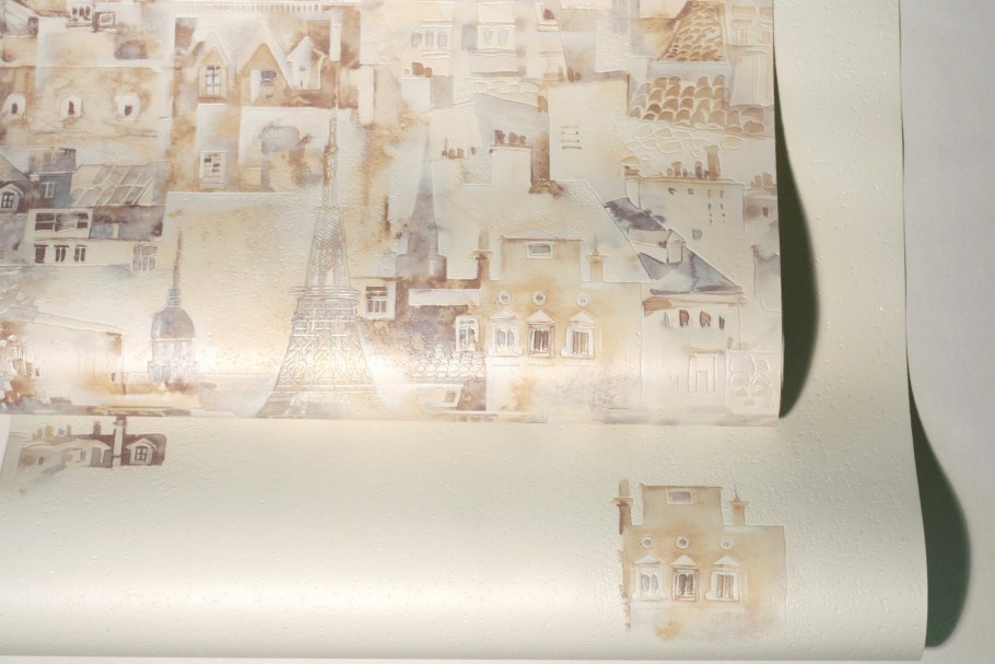 Обои виниловые as и палитра Париж фиолетовые 0.53 м 80002-56