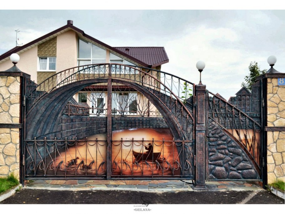 Кованые заборы и ворота