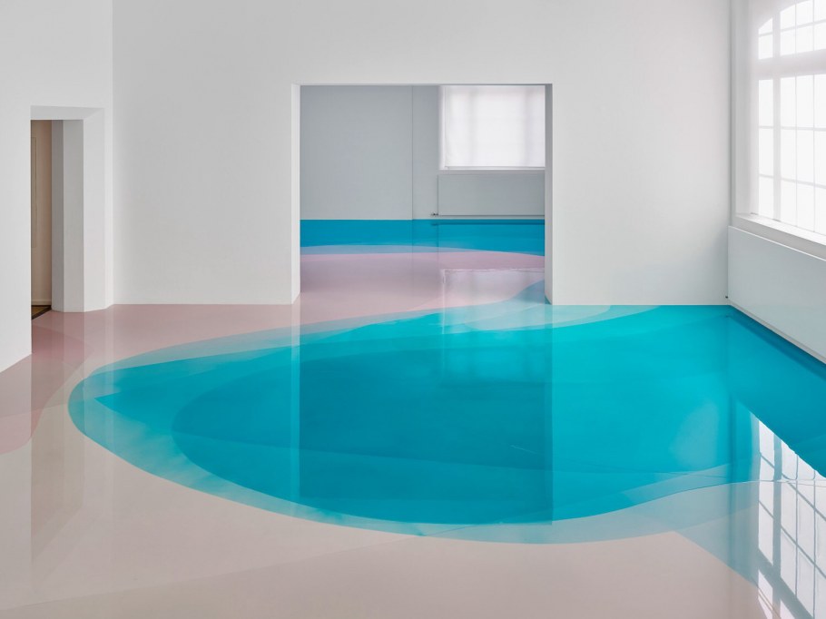 Прозрачный наливной пол