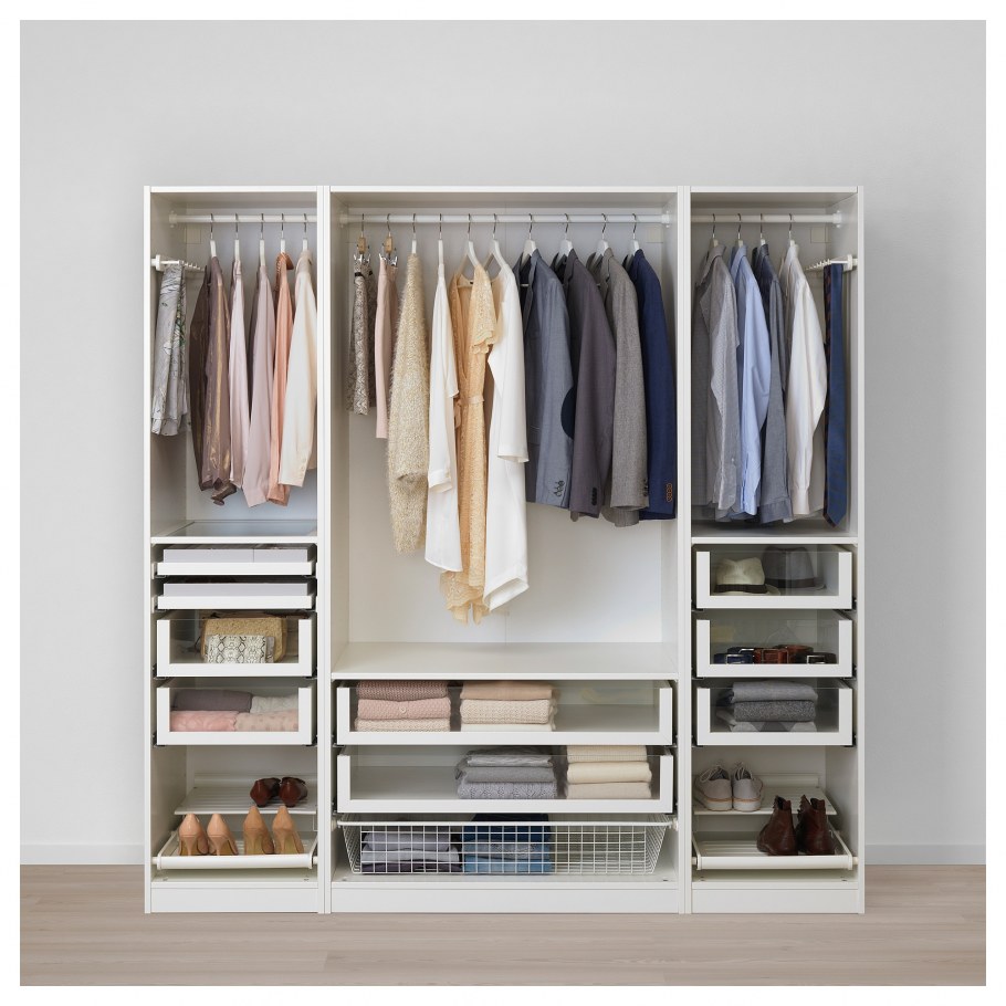 Икеа гардеробные шкафы ПАКС