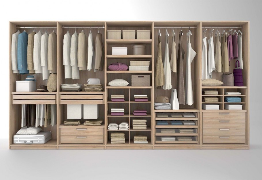 Наполнение шкафа в спальню