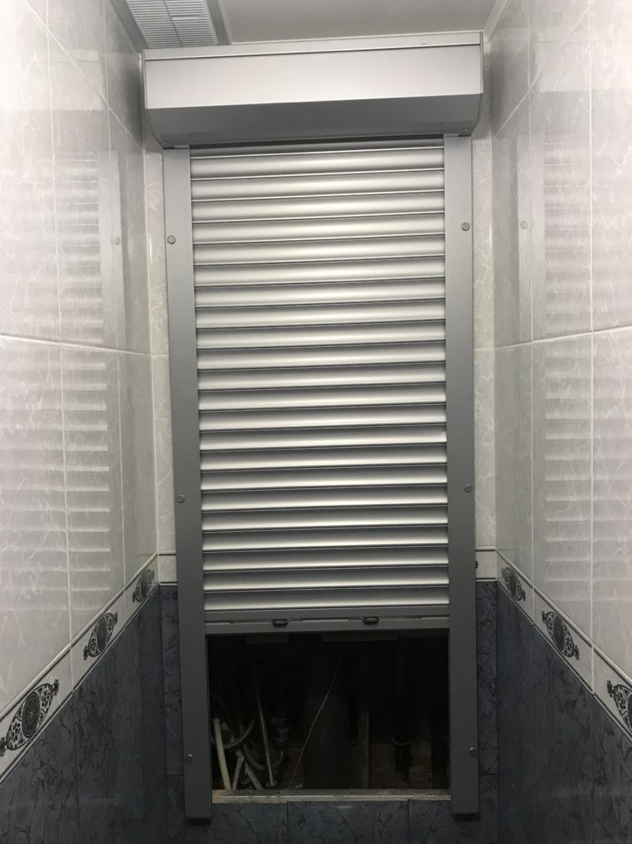 Рольставни на сантехнический короб