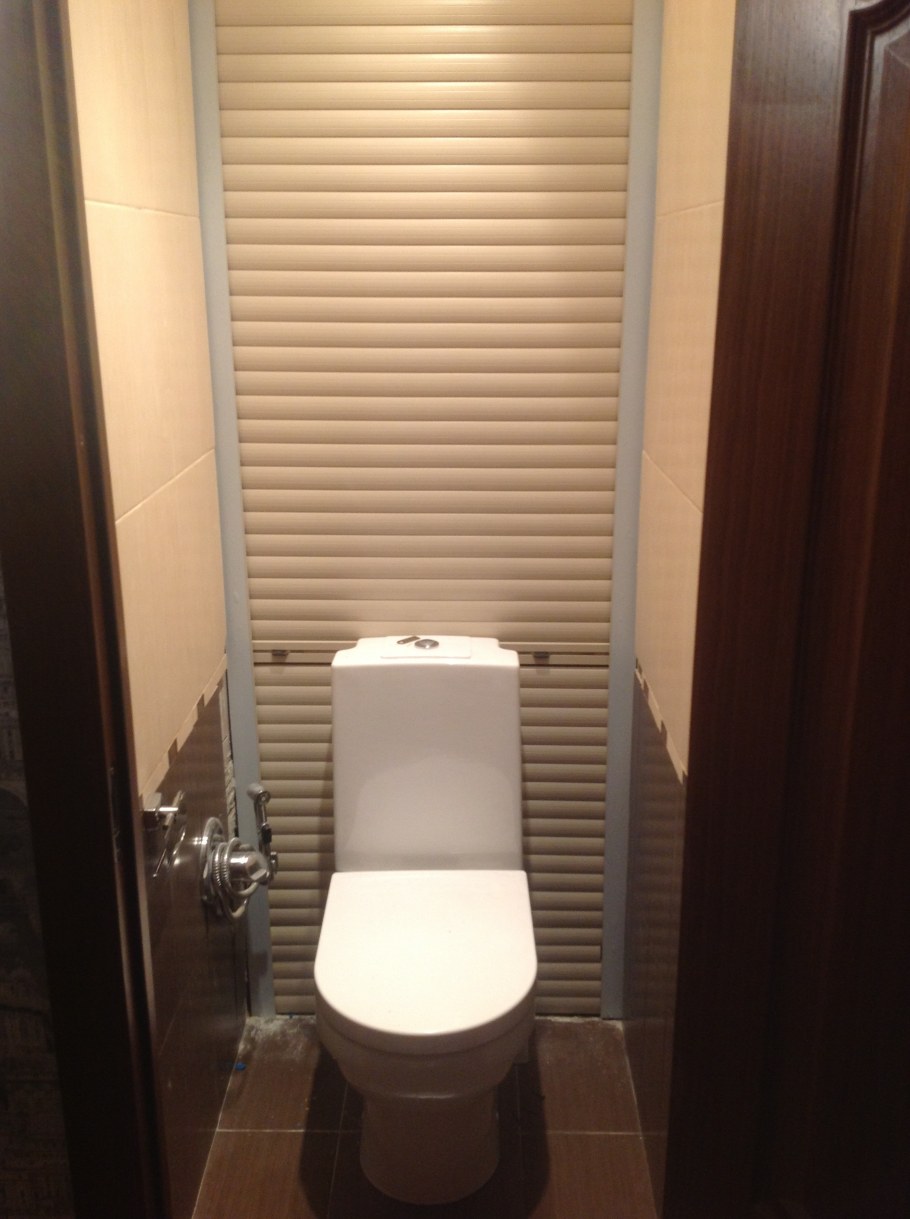 Сантехнические рольставни черные