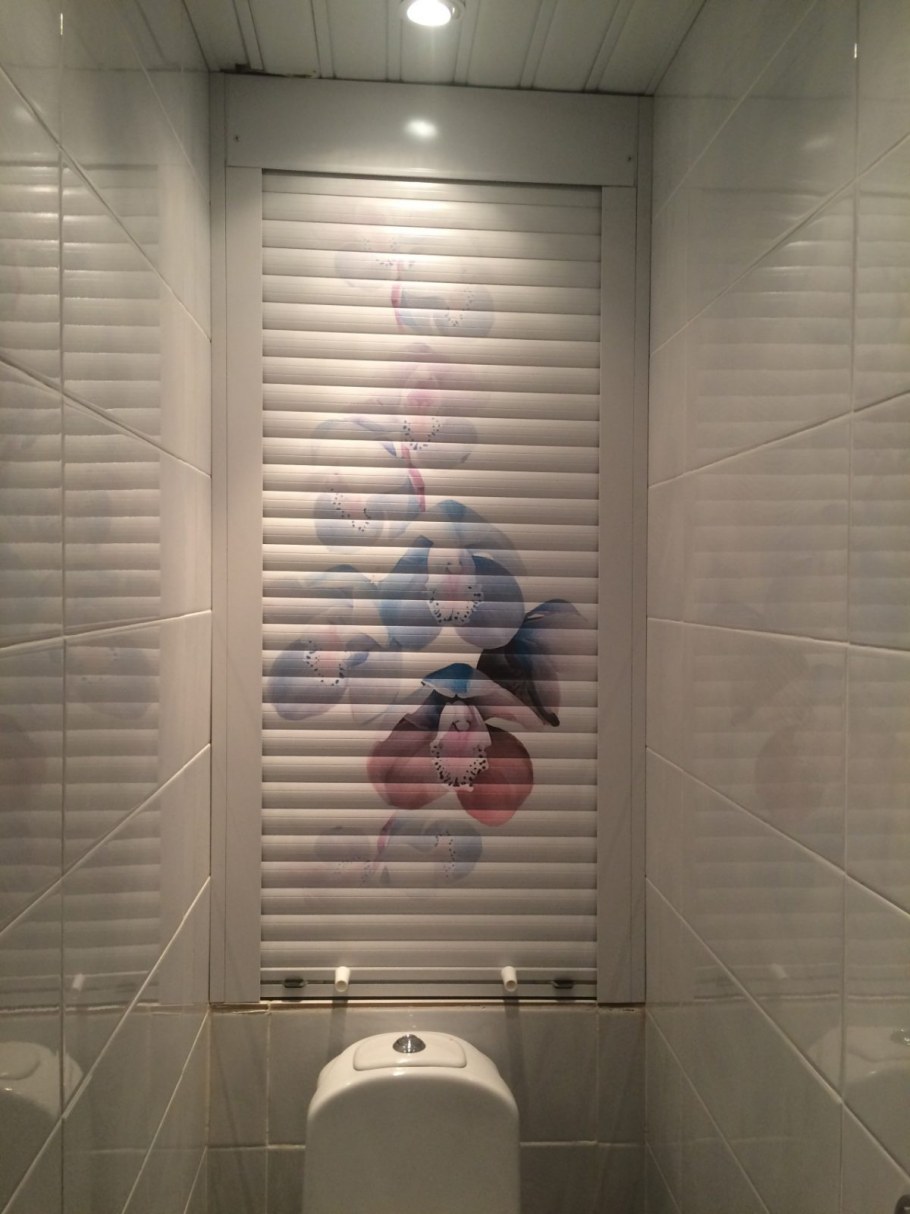 Рольставни Алютех в санузел