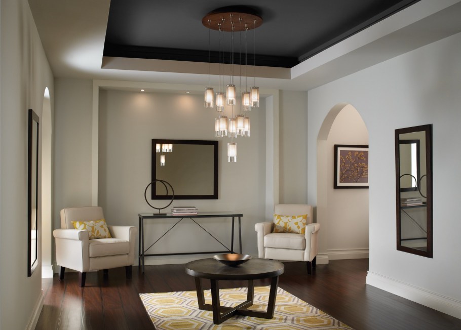 Рассеянный свет в гостиной